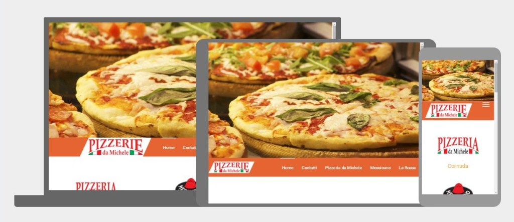 Progettazione e realizzazione nuovo sito web Pizzerie da Michele, ottimizzato per i dispositivi mobili e per i motori di ricerca