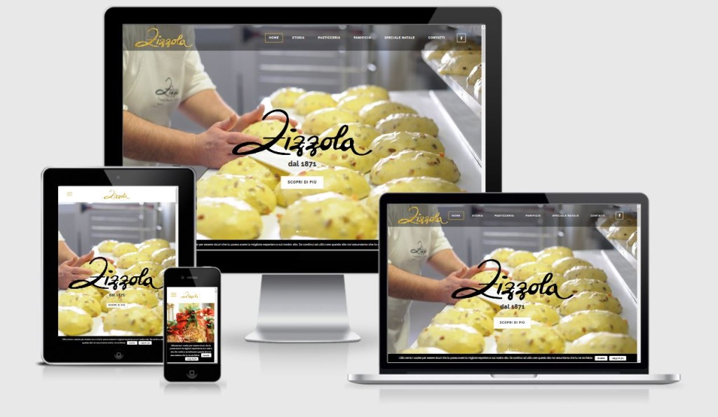 Nuovo sito internet Pasticceria Zizzola Resana progettato e realizzato da 3DPrestige Web Agency