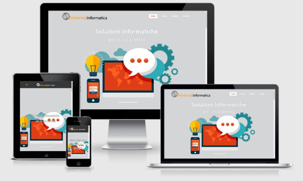 Nuovo sito web Universalinformatica in responsive design