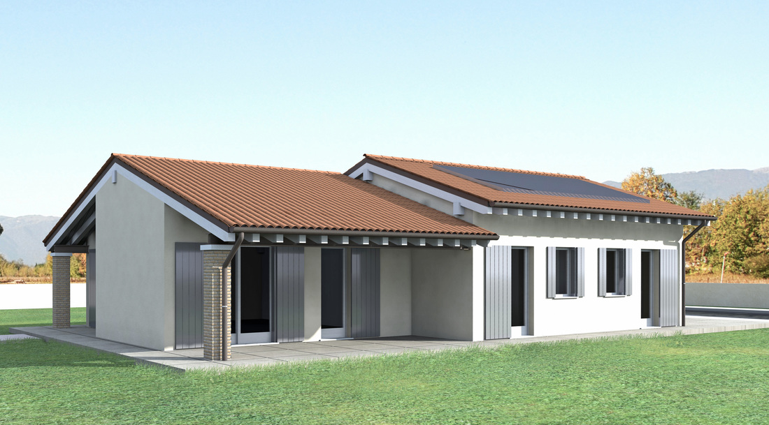 Casa prefabbricata in acciaio e cemento - Steelhome metodo Steelconcrete